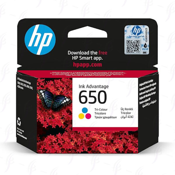 HP 650 Tri-color Ink Cartridge